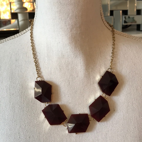 Ruby statement necklace - Picture 2 of 5